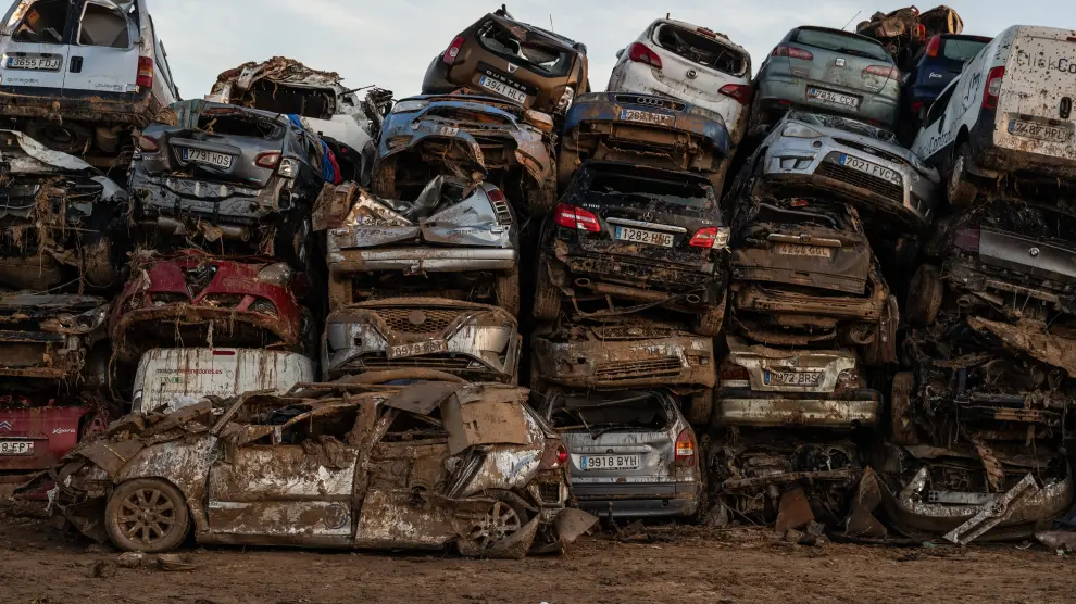 Coches destrozados por la DANA | Perito Judicial