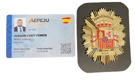 Carnet y placa de Perito Judicial de tasación de vehículos | Perito Judicial